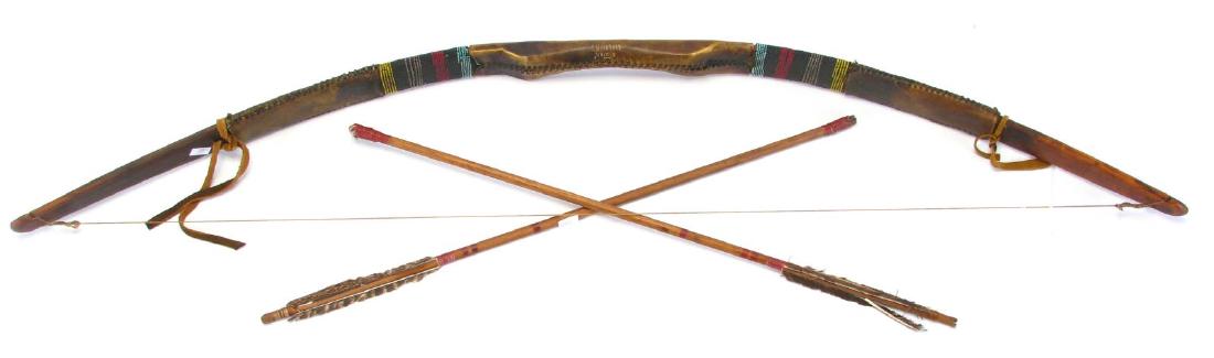 1100x325 handmade navajo bow and arrows