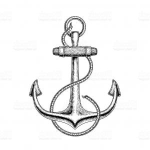 300x300 Anchor Clip Art Navy Blue Anchor Digital Lazttweet