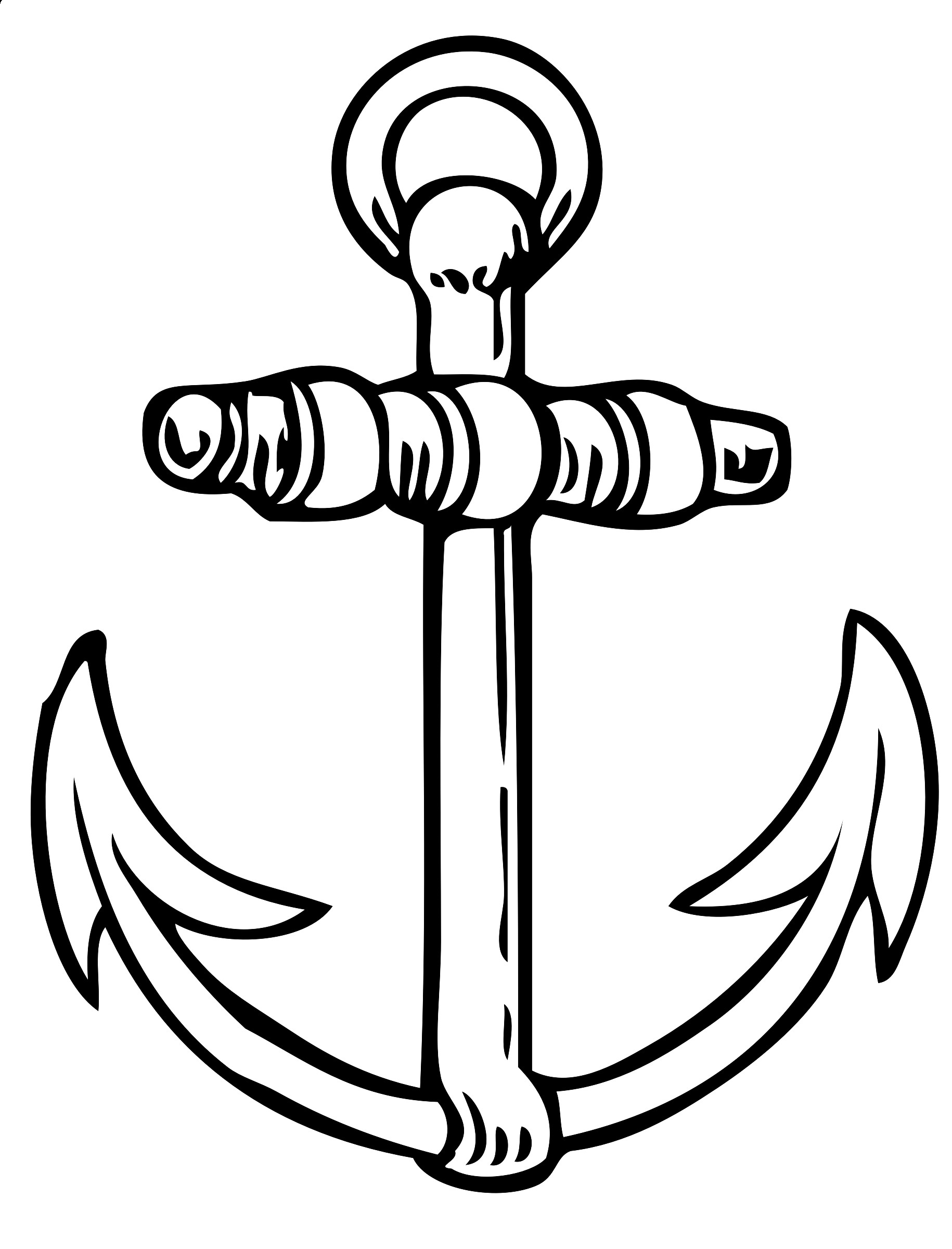 Navy Anchor Drawing | Free download on ClipArtMag