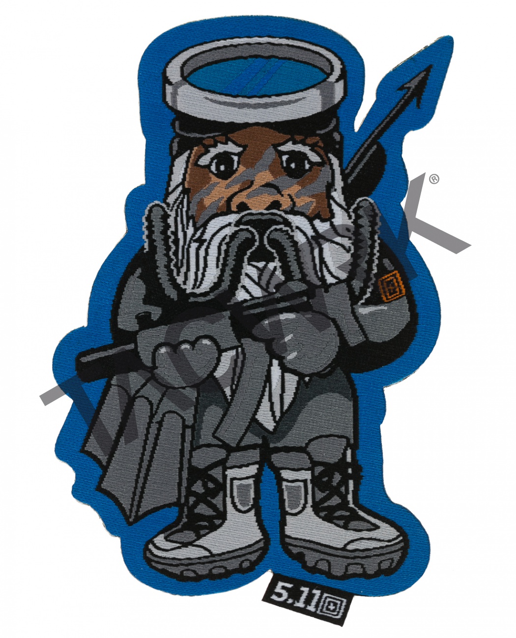 1050x1299 tactical navy seal gnome patch