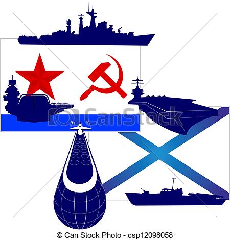 450x470 Navy Of Russia Contours Of The Modern Military Ships Against