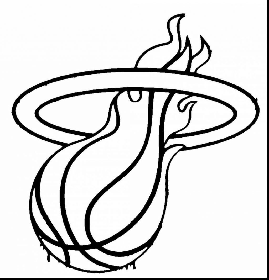1024x1067 Interesting Inspiration Miami Heat Coloring Sheets Pages Free