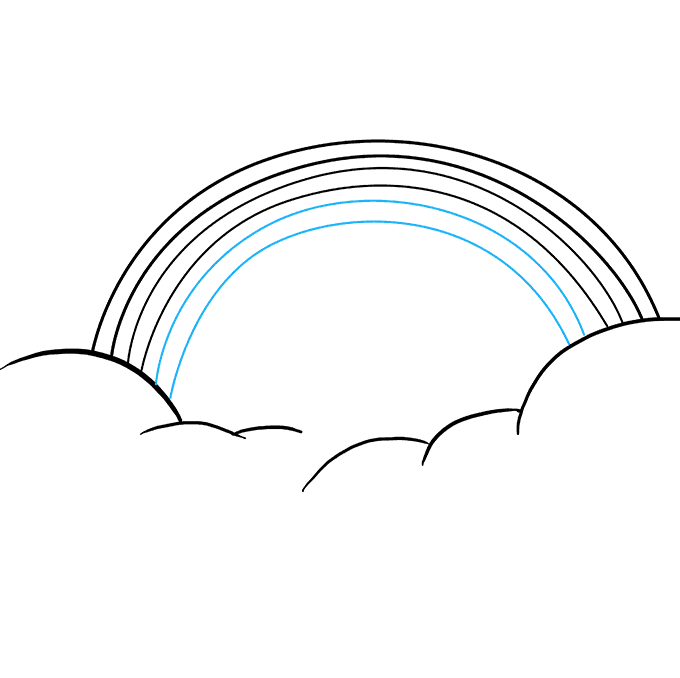 680x678 How To Draw A Rainbow