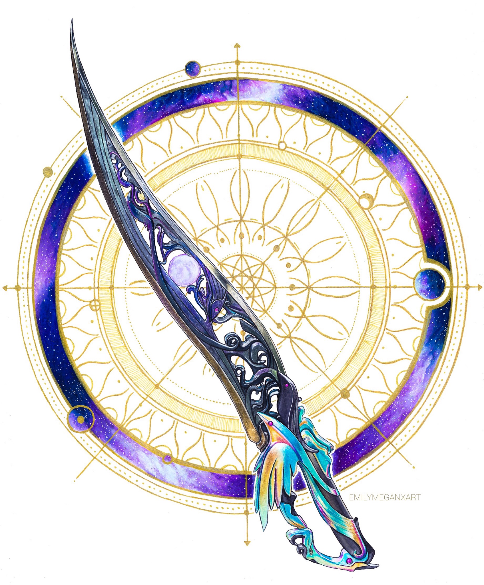 1695x2048 the black talon dreaming city drawing