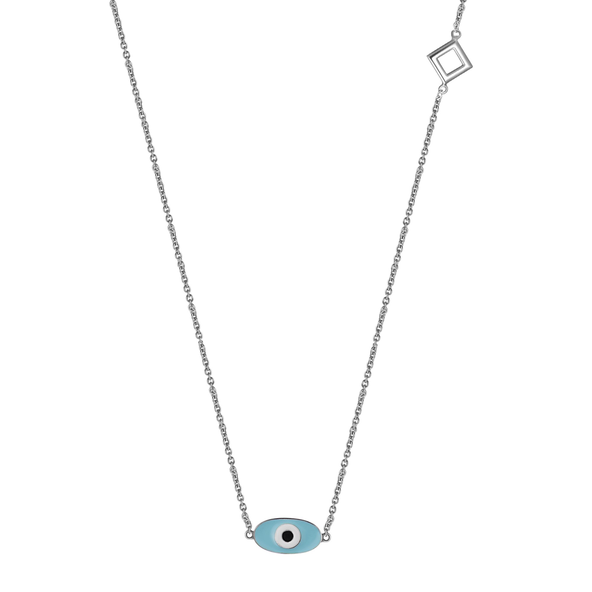 2000x2000 Positive Blue Eye Pendant Necklace