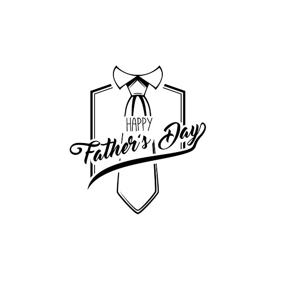 570x570 father's day card tie, necktie, men's accessory, dad