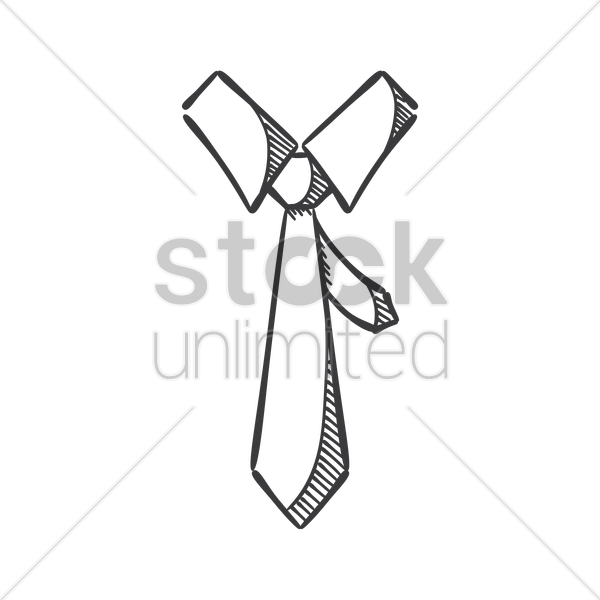 600x600 Necktie Vector Image