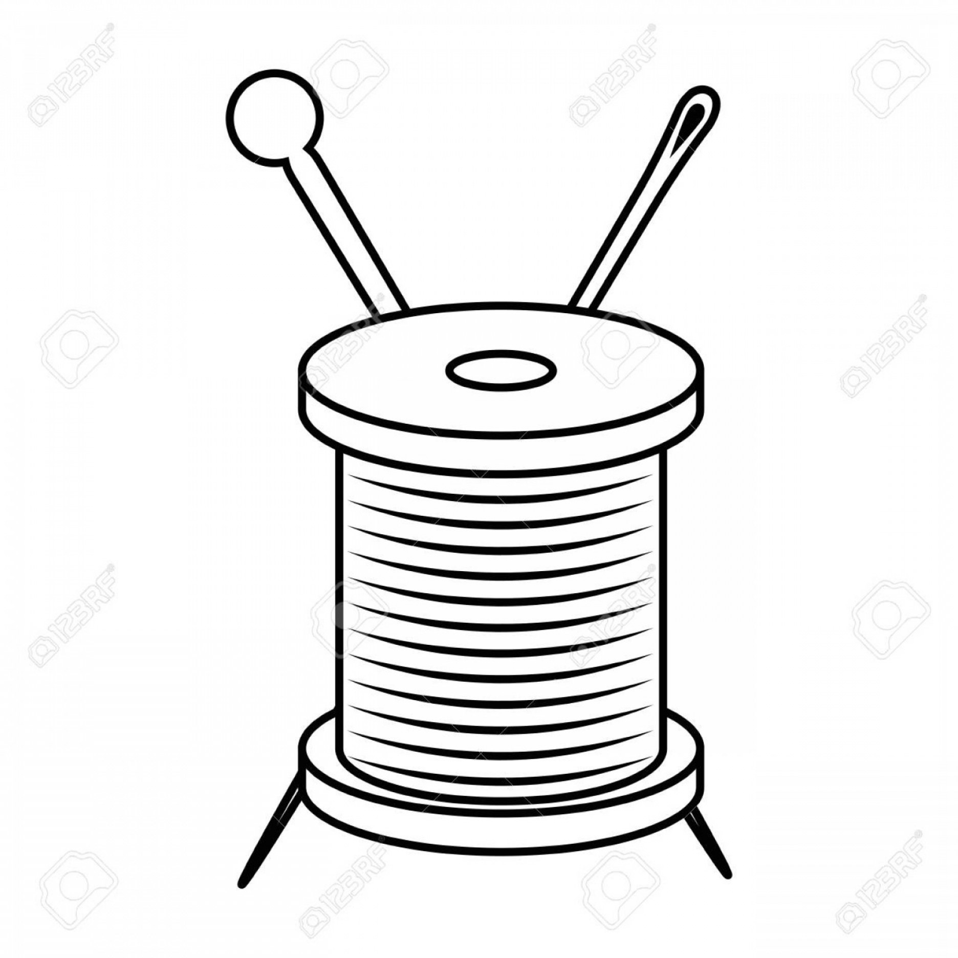 1872x1872 Needle And Thread Vector Frame Soidergi