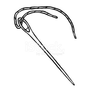 300x300 Needle And Thread Premium Clipart