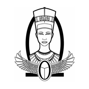 300x300 Nefertiti Drawing