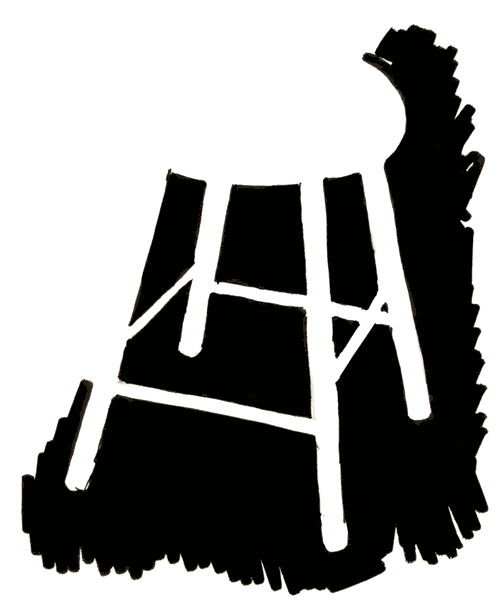 500x613 It Helps To Focus On The Negative Shapes When Drawing A Subject