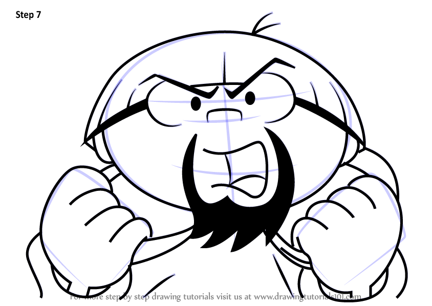 844x598 Learn How To Draw Negative Numbuh From Kids Next Door