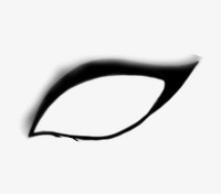 200x176 black eye shadow line drawing, line clipart, black, eye png image