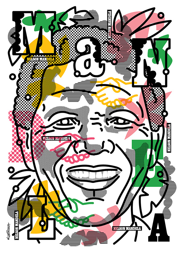 600x840 Poster Nelson Mandela Birthday Anniversary On Wacom Gallery