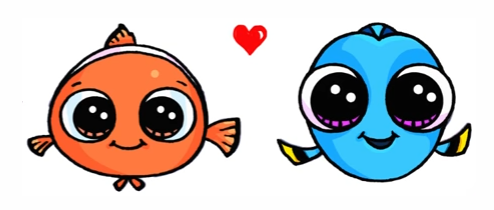 Nemo And Dory Drawing