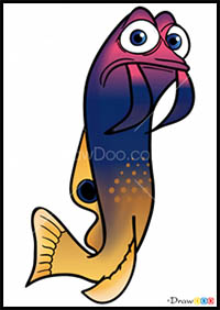 200x282 how to draw disney's and pixar's finding nemo and finding dory
