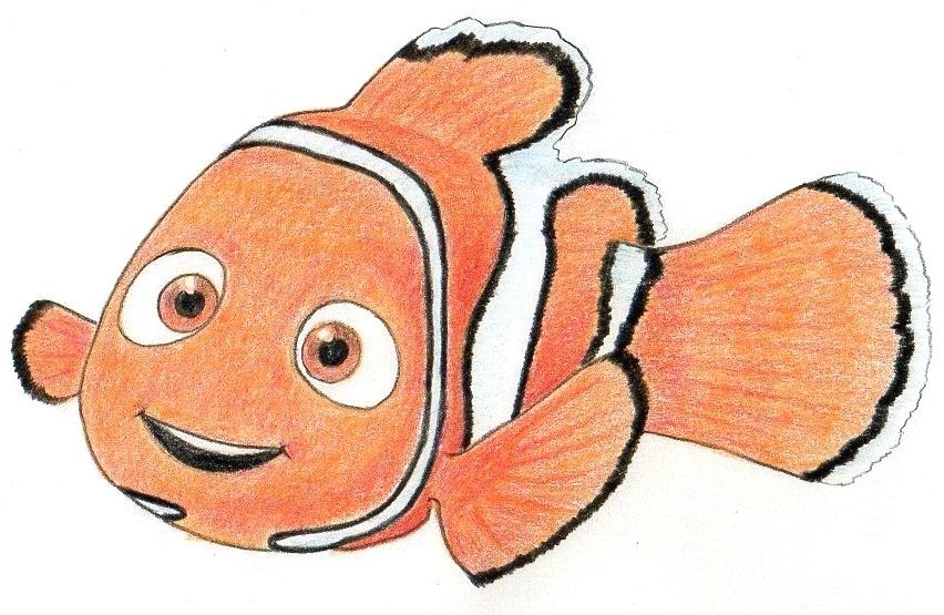 852x555 drawings of nemo how to draw cute nemo drawings