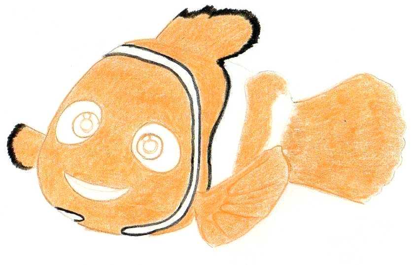 852x539 Easy To Draw Nemo Easy Draw Nemo