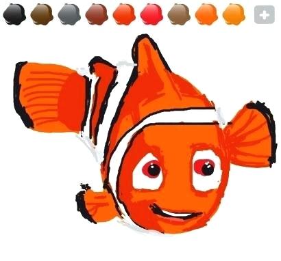 410x382 Drawing Nemo Color Pages Nemo Drawing Tutorial