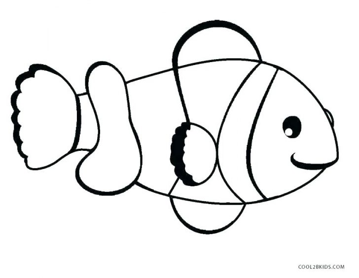 728x564 Nemo Fish Free Printable Coloring Pages For Kids Online
