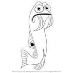 150x150 Learn How To Draw Gurgle From Finding Nemo