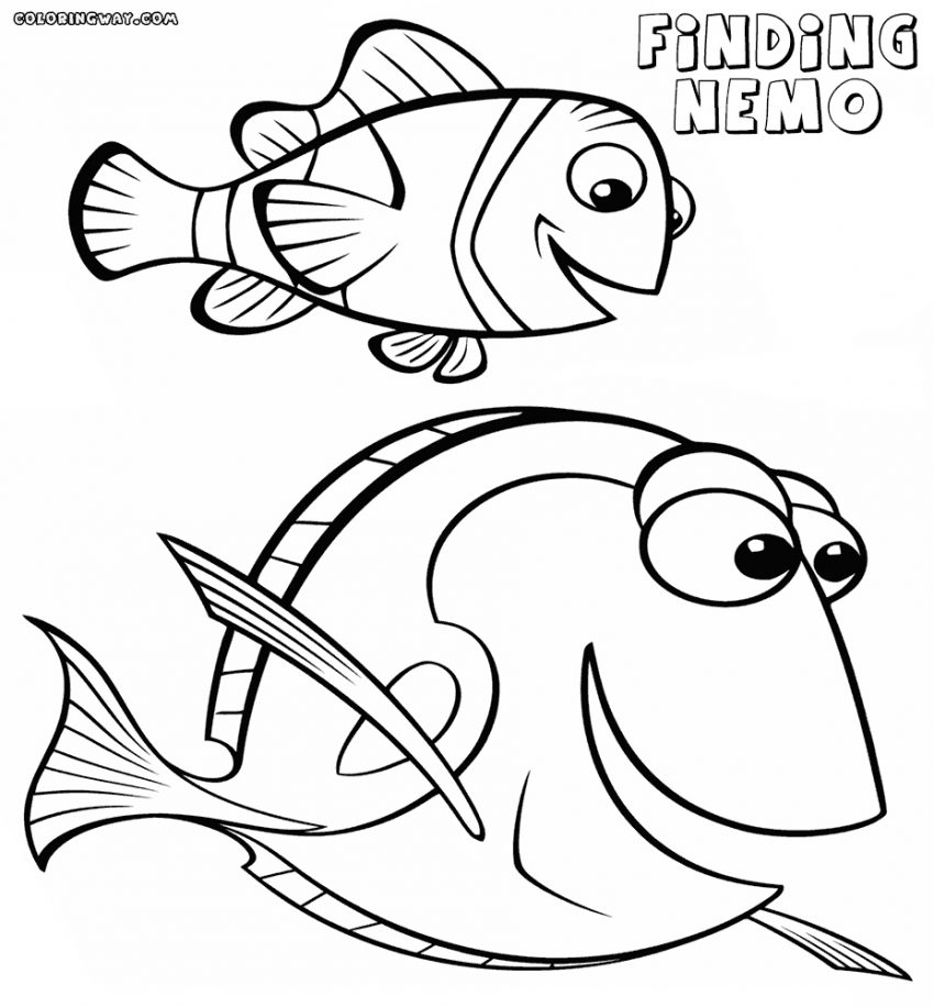 Nemo Outline Drawing | Free download on ClipArtMag