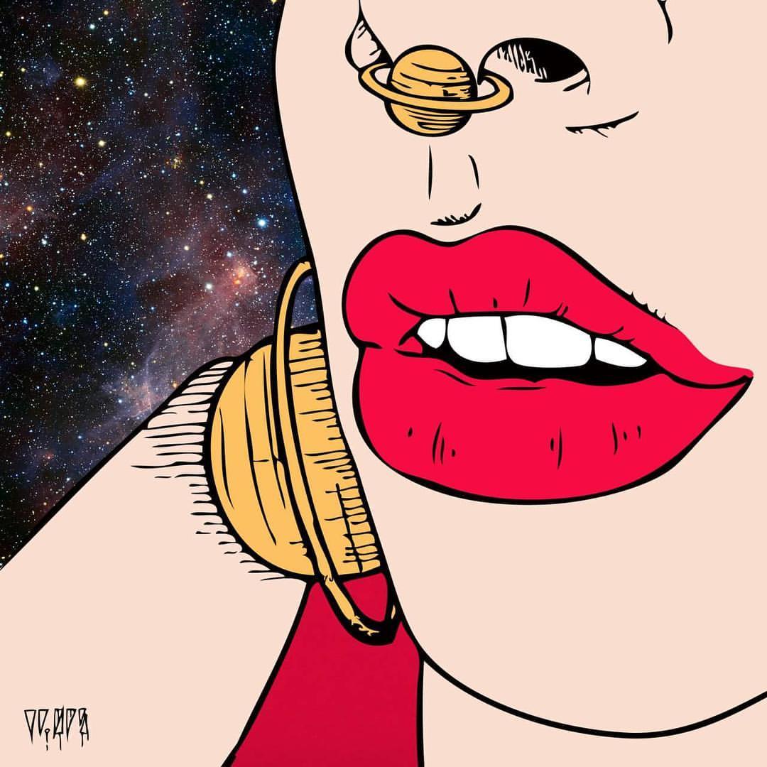 1080x1080 Art Of Tropz Gatinhas E Saturno