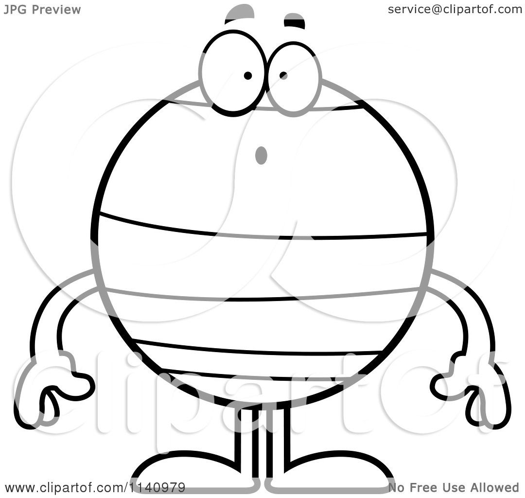 1080x1024 cartoon clipart of a black and white surprised neptune