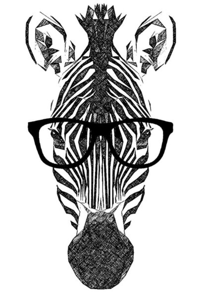 414x600 Nerd Glasses Drawings Fine Art America