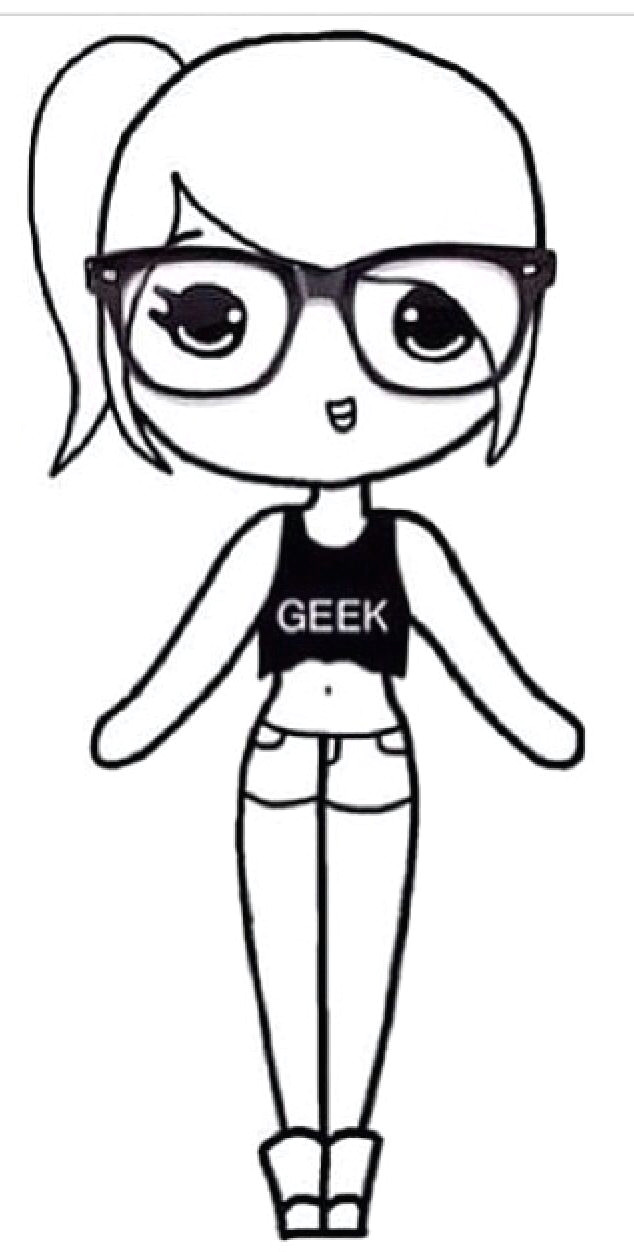 634x1252 Drawing Nerdy Girl Troller Us
