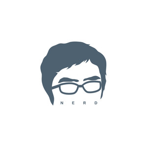 300x300 Nerd Glasses Royalty Free Vectors
