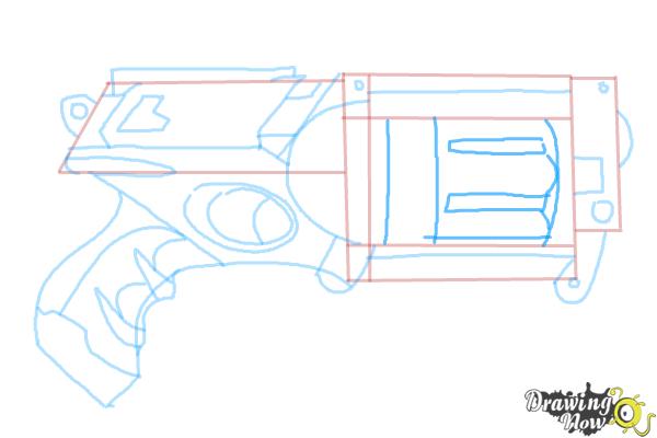 600x400 How To Draw A Nerf Gun