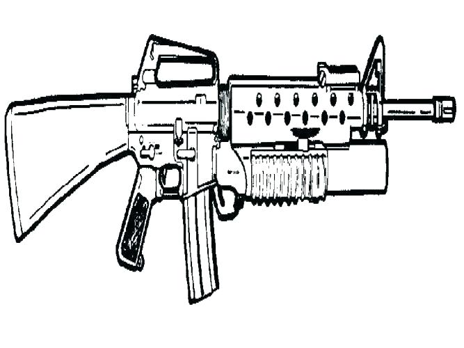 667x500 Coloring Pages Gun Nerf Printable
