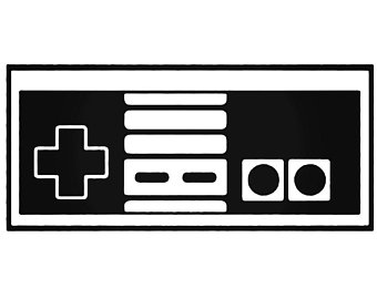 340x270 Nes Controller Decal Etsy