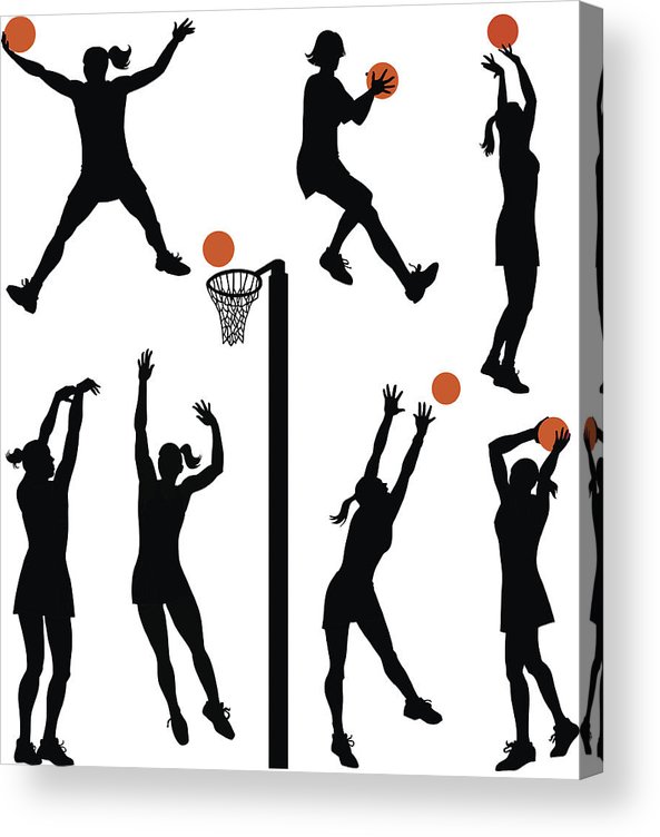 593x752 Set Of Netball Players