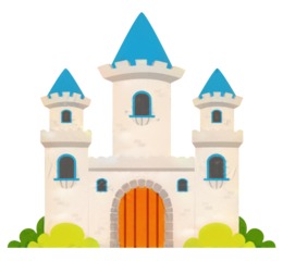260x240 Castle, Drawing, Building, Transparent Png Image Clipart Free