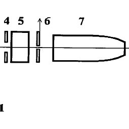 255x255 experimental arrangement neutron guide exit, apertures