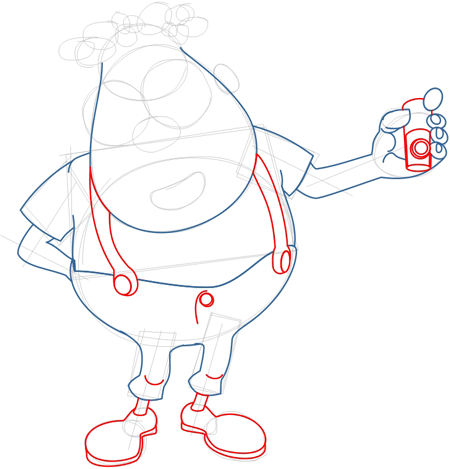 450x469 how to draw carl wheezer from the adventures of jimmy neutron