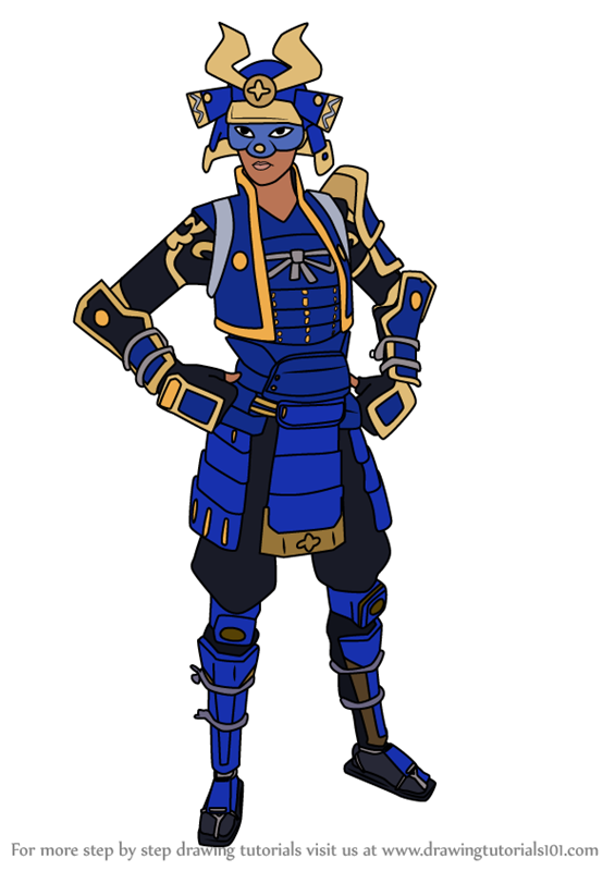 565x800 Learn How To Draw Hime From Fortnite