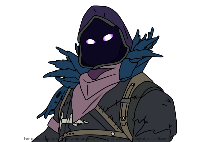 800x565 Learn How To Draw Nevermore Raven From Fortnite