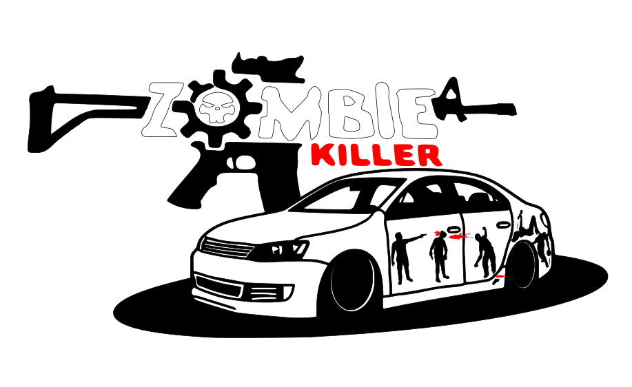917x562 Collection Of Free Car Drawing Zombie Download On Ui Ex