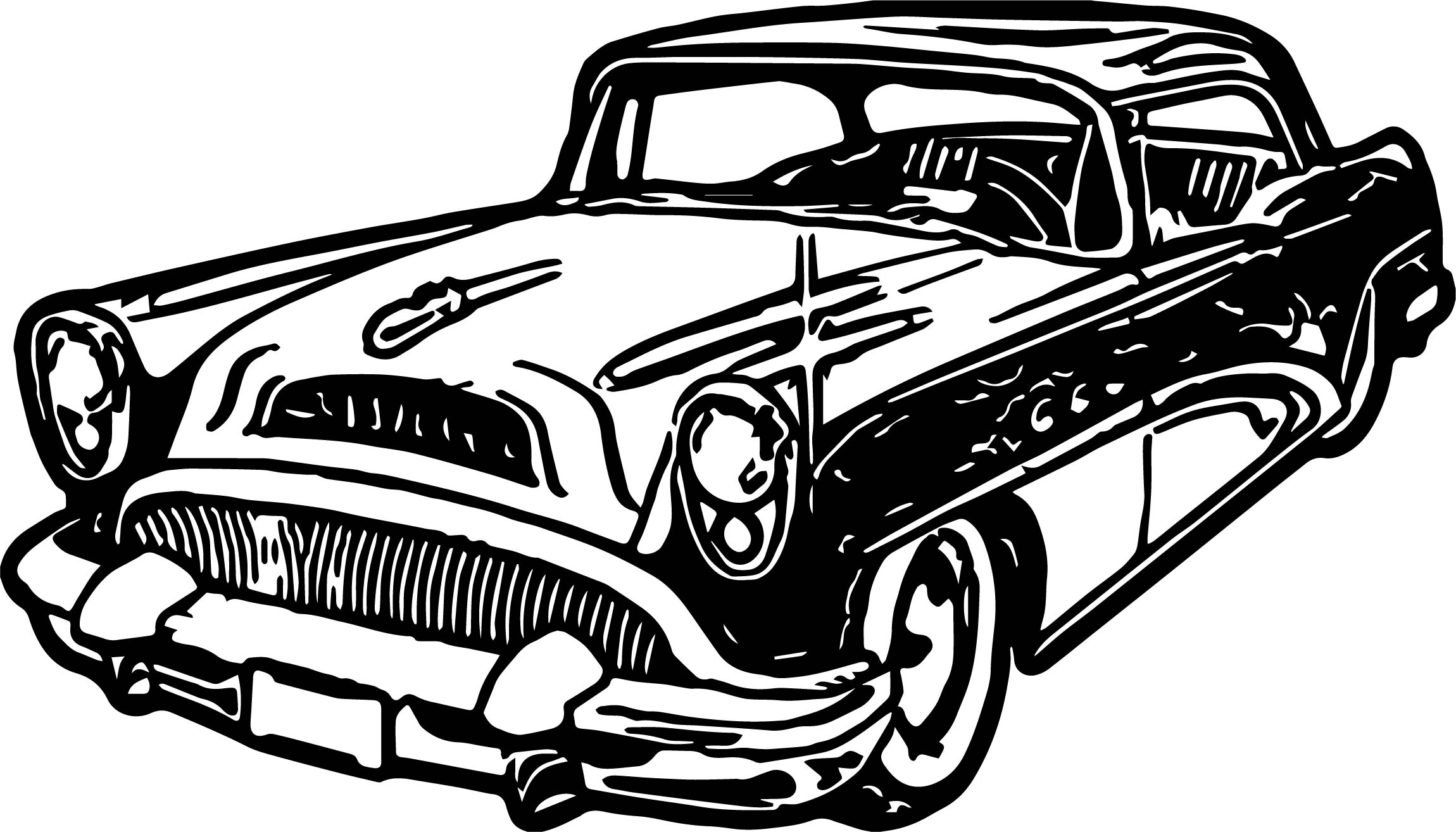 2300x1314 New Car Vintage Antique Coloring