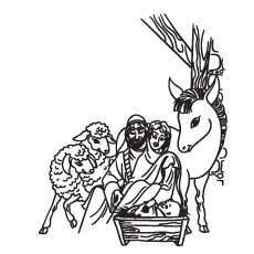 230x230 Jesus Born Printable Coloring Pages New Fresh Drawing Jesus