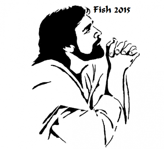 529x480 Jesus Praying