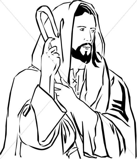 528x612 Shepherd Clipart Jesus Drawing Frames Illustrations Hd