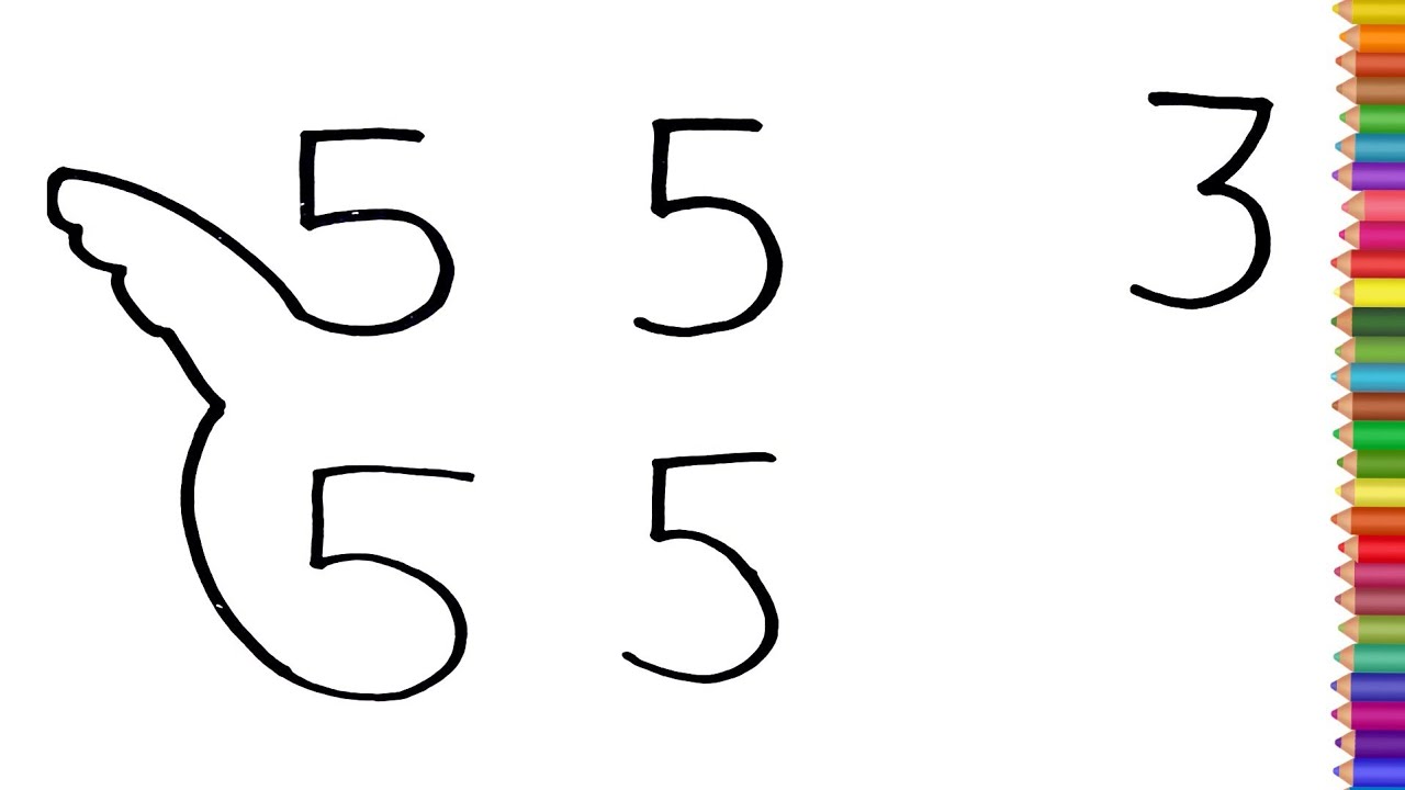 1280x720 Hindi How To Draw Happy New Year Dog From Number