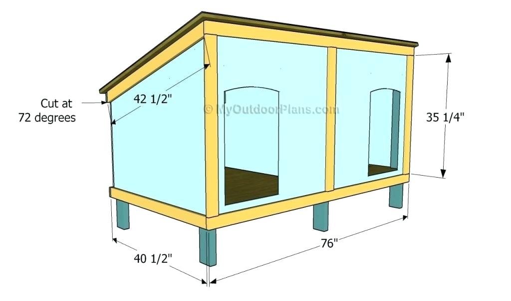 1024x605 Easy Dog House Easy Dog House Plans For Large Dogs