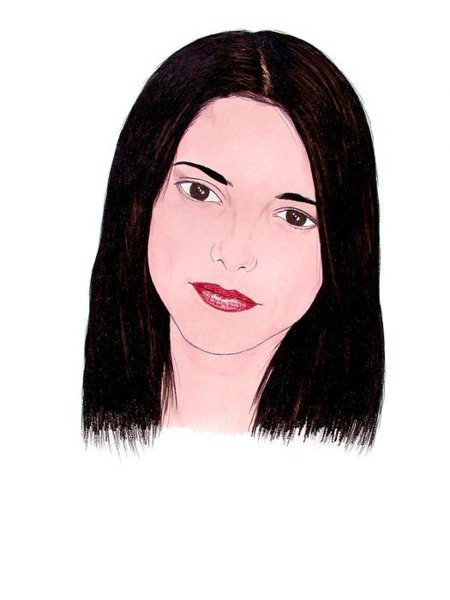 450x600 New Moon Drawings Fine Art America