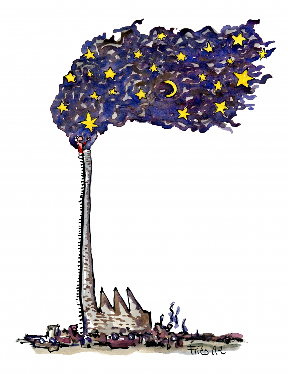 964x1250 Dream Star Factory Making New From Old Vision Illustration