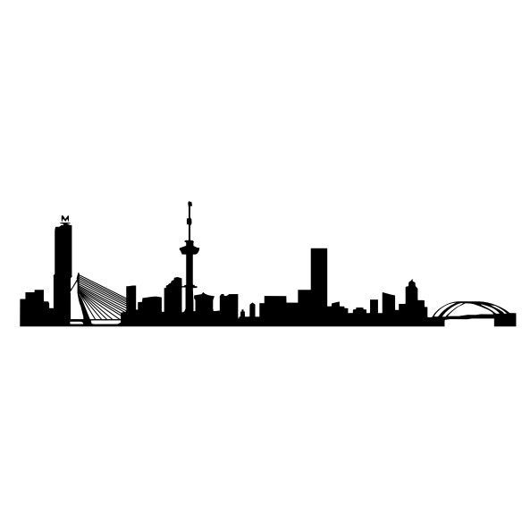 584x584 Skyline Rotterdam Graphic